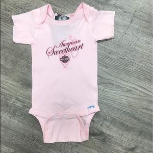 Harley Davidson onesie bodysuit 12 month.